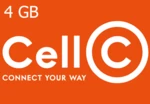 CellC 4 GB Data Mobile Top-up ZA