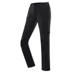 Women's outdoor pants with detachable legs ALPINE PRO NESCA black