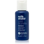 Milk Shake Cold Brunette šampon neutralizující žluté tóny pro hnědé odstíny vlasů 50 ml