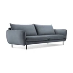 Szara aksamitna sofa Cosmopolitan Design Vienna, 230 cm