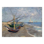 Reprodukcja obrazu Vincenta van Gogha – Fishing Boats on the Beach at Les Saintes–Maries–de la Mer, 40x30 cm