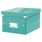 Zielony/turkusowy kartonowy pojemnik z pokrywką 22x28x16 cm Click&Store – Leitz