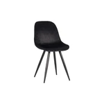 Czarne aksamitne krzesła zestaw 2 szt. Capri  – LABEL51