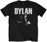 Bob Dylan Tričko At Piano Unisex Black XL