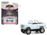 1970 Ford Bronco Custom Sea Foam Blue (Lot 1340.1) Barrett Jackson "Scottsdale Edition" Series 13 1/64 Diecast Model Car by Greenlight