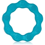 BabyOno Be Active Silicone Teether Ring hryzadielko Blue 1 ks