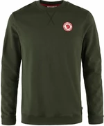 Fjällräven 1960 Logo Badge Sweater M Deep Forest 2XL Bluza outdoorowa
