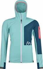 Ortovox Berrino Hooded Jacket W Ice Waterfall M Outdoorová bunda