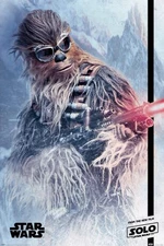 Plakát - Solo: A Star Wars Story (Chewie Blaster)