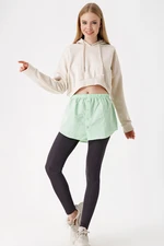 Bigdart 1888 Sweatshirt And Sweater Six Shirt Skirt - Dark Green