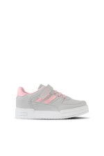 Slazenger Girls Camp Sneaker Shoes Grey / Pink