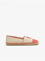 Růžovo-krémové dámské espadrilky Michael Kors Kendrick - Dámské