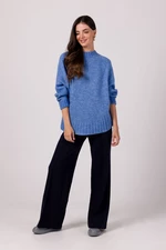 BeWear Woman's Knit Pullover BK105 Azure