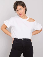 White cotton blouse