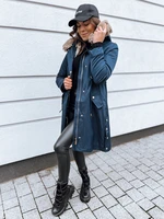 Women's winter parka jacket NADER, navy blue, Dstreet
