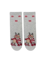 Bratex 2988 X-Mass Socks Women's 36-41 light melange/lurex d-032