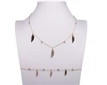 Stainless steel necklace G2211-1-36 gold