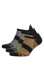 Men Defacto Fit 3 Pack Cotton Sneaker Socks
