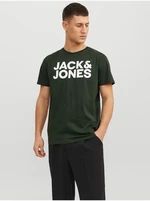 Dark Green Men's T-Shirt Jack & Jones Corp - Men