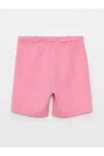 LC Waikiki Basic Girls' Shorts with Elastic Waist.