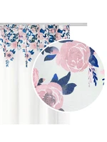 Edoti Curtain with roses Mansion 140x250 A564