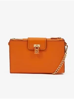 Orange Women's Leather Crossbody Handbag Michael Kors Ruby - Women