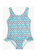 Koton Swimsuit - Turquoise - Graphic