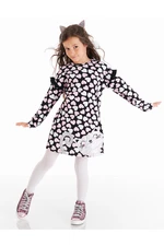 Abito da ragazza Denokids CFF-20S1-053/Black, Pink