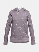 Under Armour Sweatshirt Rival Fleece Printed Hoodie - Girls