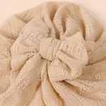8 Colors 2023 New Solid Flower Hats Soft Cotton Baby Caps Turban Hats Newborn Beanies For Toddler Kids Newborn Caps