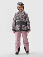 Dívčí lyžařská bunda membrána 8000 - multibarevná