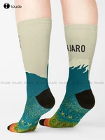 Mount Kilimanjaro Socks Boot Socks For Men Personalized Custom Unisex Adult Teen Youth Socks Breathable Cotton Cartoon Girls Art