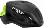 MET Strale Black Fluo Yellow Reflective/Glossy L (58-62 cm) Casco de bicicleta