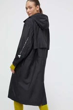 Bunda adidas by Stella McCartney dámska, čierna farba, prechodná, oversize, IT8274