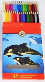 Pastelky školní 36ks 3555 Kosatka