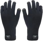 Sealskinz Waterproof All Weather Ultra Grip Knitted Glove Black XL Cyklistické rukavice