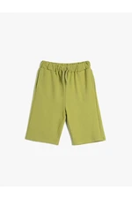 Koton Tie Waist Shorts Basic Pocket Cotton Cotton