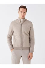 LC Waikiki Standard Fit Stand-Up Collar Men's Knitwear Cardigan