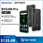 [World Premiere] Blackview BV5200 Pro Android12 Rugged Phone MTK G35 4GB 64GB Mobile Phone 13MP Camare ArcSoft 5180mAh Cellphone