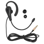 Call Center Headset 3.5mm Service Headphone Single Sided Customer Service Headphone with Microphone for Laptop Mobile Phones