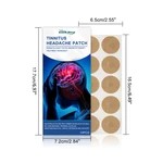 10 Pcs Tinnitus Relief Patches Relieve Headaches Dizziness and Nausea Patch for Ear Protection Accessories