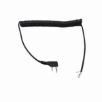 10pcs 4 Wire Replacement Microphone Mic Cable Cord For 2 Pin Kenwood Radio TK-3102 TK-3107 TK-3118 TK-3160 Walkie Talkie
