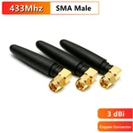 433MHz Antenna 3dbi High Gain Antennas GSM 433 MHz Long Range LoRa Antenne SMA Male Connector Directional Antena Waterproof