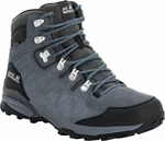 Jack Wolfskin Refugio Texapore Mid Grey/Black 45 Calzado de hombre para exteriores