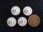 5pcs plastic gear for cassette deck audio player tape recorder