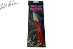 LK Baits návazec na tresky papriky 12/0 14cm Lumino Dark Red/Tmavě červený