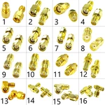 DexMRtiC 1PC SMA Male / Female RF Coax Adapter Connector Straight Right Angle T Type Splitter Goldplated NEW Wholesale