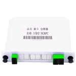 PLC Cassette SC APC 1X2 Fiber Optic Splitter Box FTTH Cassette Insertion Type Fiber Optic Splitter