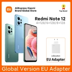 Global Version Xiaomi Redmi Note 12 Cell phone Snapdragon® 685 120Hz AMOLED 6GB/8GB 128GB 33W 50MP Camera Smart Android Phone
