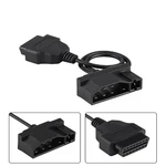 NEW 7pin To OBD2 16Pin Cable Converter for Ford 7 Pin OBDII 16 Pin Female Connector Transfer Auto Diagnostic Connector Adapter